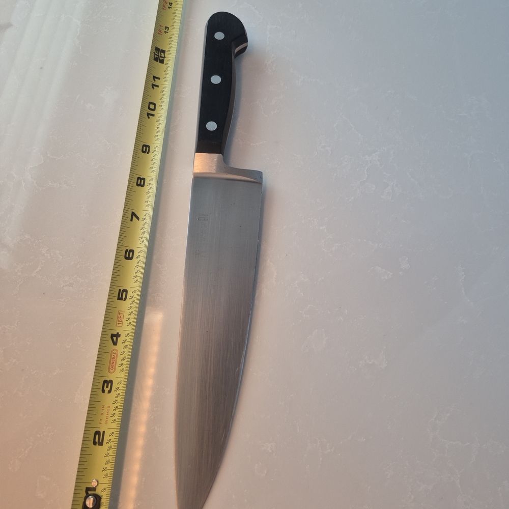 ZWILLING J.A. Henckels Black Handle Chef's Knife with Stainless Blade